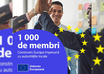 Rețeaua „Construim Europa împreună cu autoritățile locale” (BELC) a urat bun venit săptămâna aceasta celui de-al 1000-lea membru.