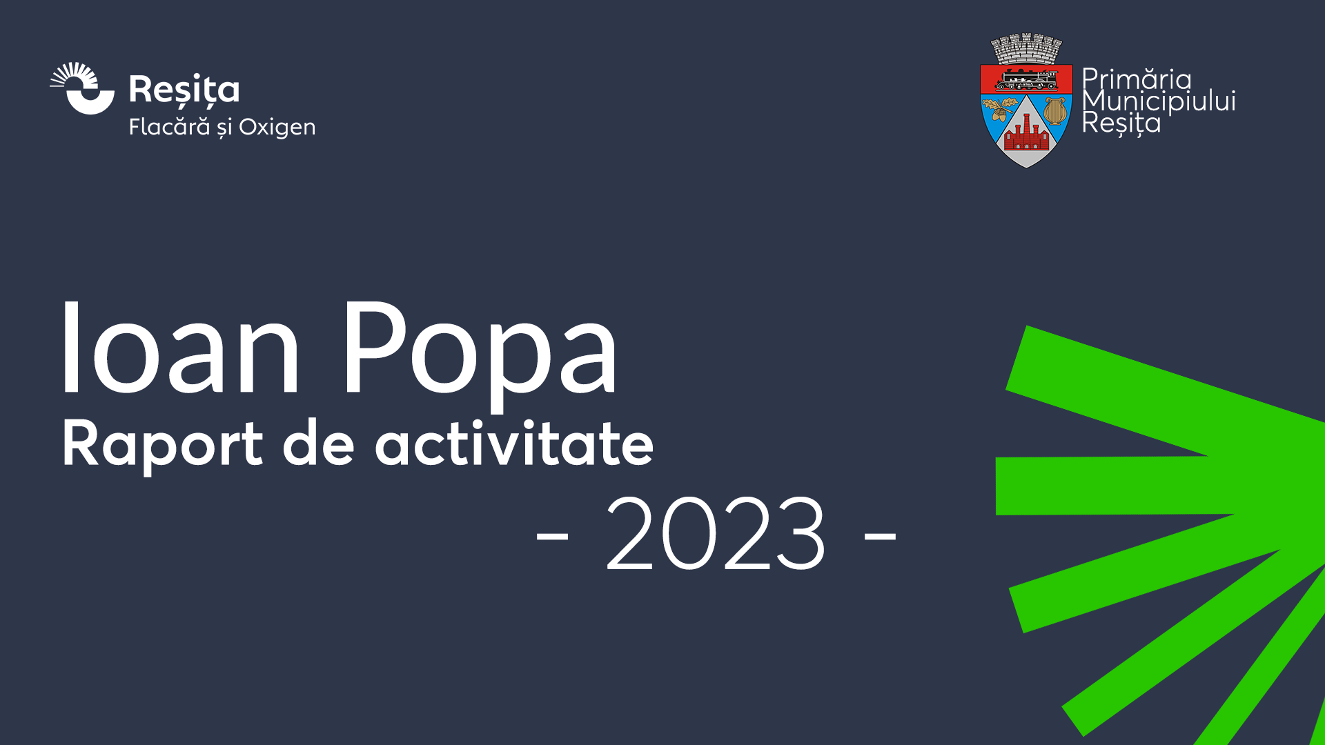 În rândurile de mai jos vă prezint Raportul Primarului pe anul 2023, în care sunt prezentate obiectivele pe care administrația locală și le-a asumat pentru buna gestionare a orașului și a intereselor comunității locale